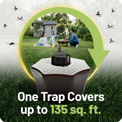 Biogents Mosquitaire Outdoor Mosquito Trap with Sweetscent Lure | Eco-Friendly, Pesticide-Free, Pet-Safe Repellent Alternative | Electric Catcher for Comprehensive Mosquito Control