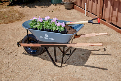 Corona Tools Wheelbarrow in a Box – 5 Cubic Foot Heavy Duty Garden Cart with 15” Flat-Free Tire for Gardening, Planting & Outdoor Use