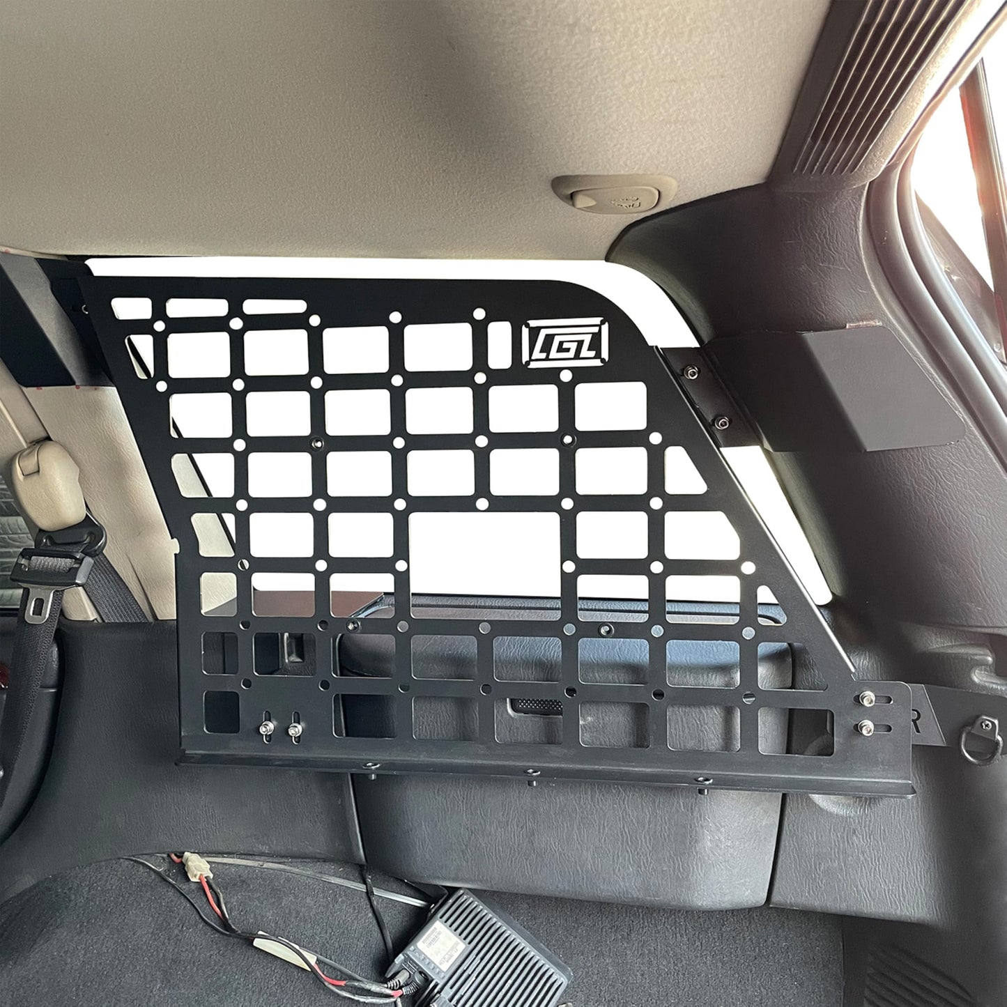 HIGH FLYING for Jeep Grand Cherokee (WJ) 1998-2004 Car Interior Modular Storage Molle Panel Luggage Storage Carrier Cargo Rack System Trunk Shelf (Side Panels+Trunk Shelf)