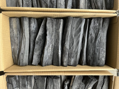 上土佐備長炭/Tosa Binchotan/Hanmaru (Medium size:Split Long Type)/26.5lb/Product of JAPAN/Queen of Binchotan