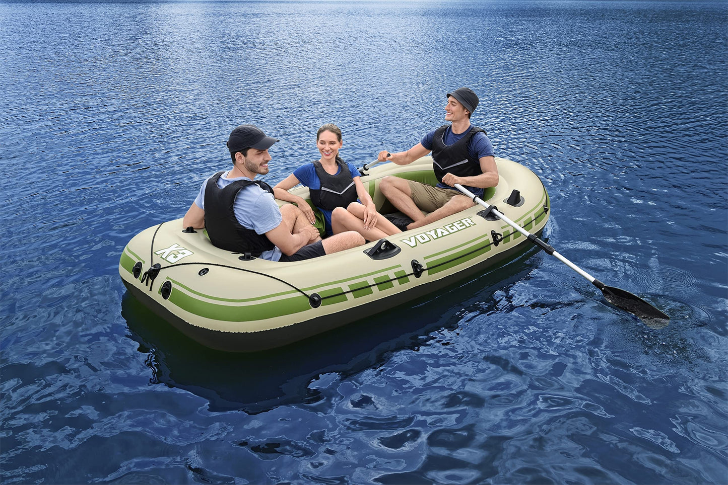 Hydro-Force Voyager X3 Inflatable Raft Set 9'8"