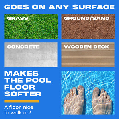 Yankee Pool Liner Pad, 15x30 Ft Oval Puncture Proof Pool Mat, Above Ground Pool Liner Protector Against Tearing, Grass, Under Pool Pad to Prolong Swimming Pool Liner Life, 15x30 Oval Pool Liner