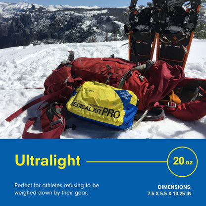 Adventure Medical Kits Ultralight & Watertight Medical Kit Pro - Emergency First Aid Kit with Laerdal CPR Mask, Irrigation Syringe, Wound Closure Strips & More