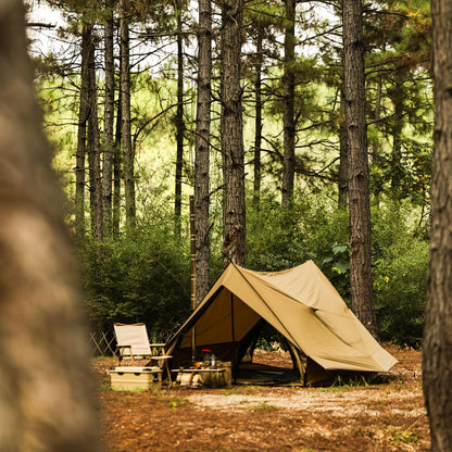 Dandelion Shell Hot Tent Cabin Plus X3 with Stove Jack – 4 Season Lightweight Shelter for 2–3 People, Waterproof & Windproof, Ideal for Camping, Backpacking, Hiking, Hunting & Fishing