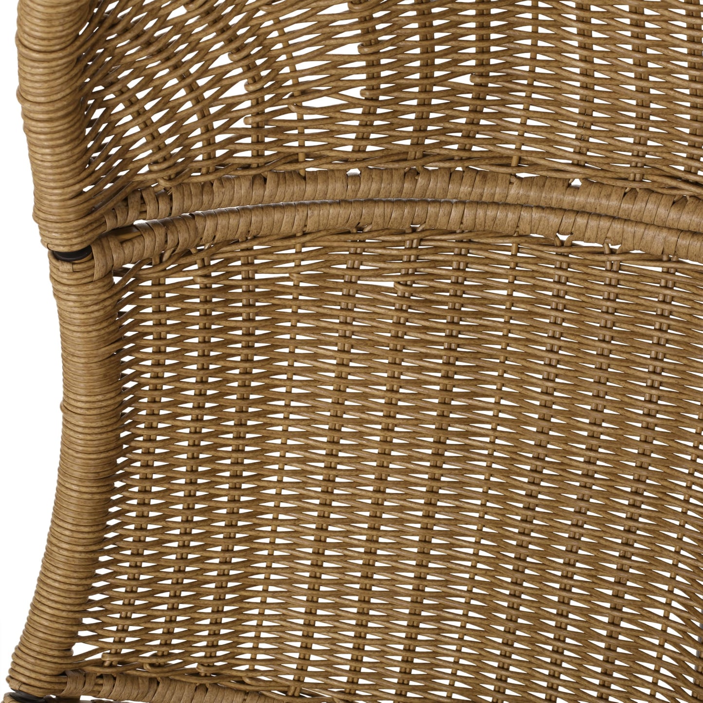 Christopher Knight Home Mariaz Hanging Basket Chair with Cushion, Outdoor Indoor Basket Chair, Boho Garden Rattan Lounger Porch Swing Furniture, Modern Patio Decor, Brown+Gray