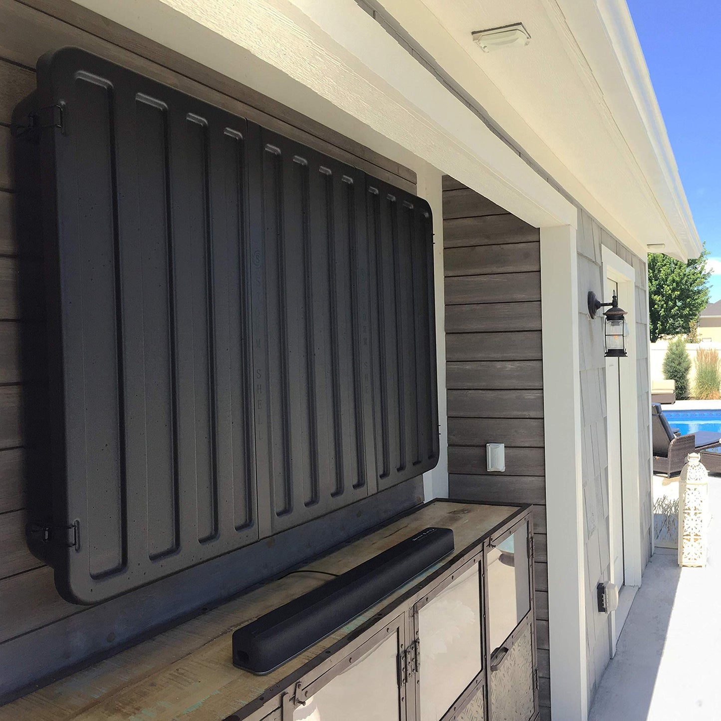 Storm Shell SS-65 Outdoor TV Enclosure, 56-65 inch, Black