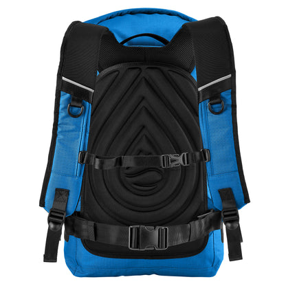 Skog Å Kust BackSåk Pro Waterproof Floating Backpack with Exterior Airtight Zippered Pocket | Blue, 35L