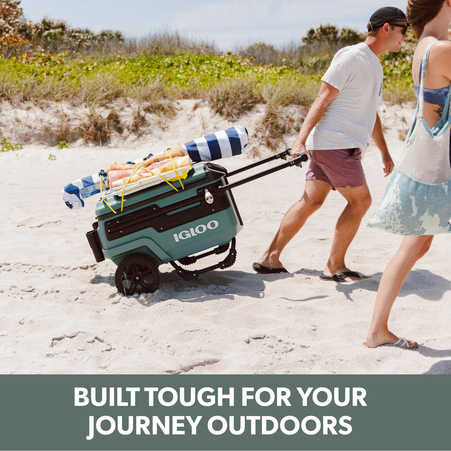 Igloo Trailmate Journey 70 Qt Cooler, Bone