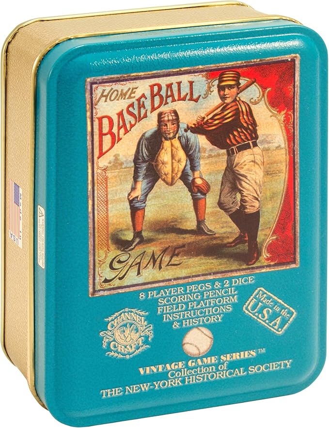 Channel Craft TTHB Home Baseball in a Vintage Game Tin