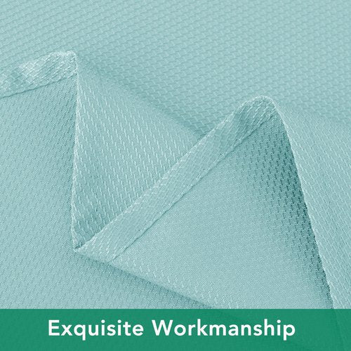 Biscaynebay Textured Fabric Tablecloths 70x108 Inches Rectangular, Brown Water Resistant Tablecloths for Dining, Kitchen, Wedding and Parties etc. Machine Washable