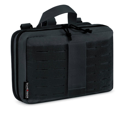 Scherber Vehicle IFAK Emergency Trauma Kit | 90+ Medical Supplies & Equipment, NAR Tourniquet & CPR Mask | Fully Stocked Rip Away Molle Pouch for Car, Home & Pro First Aid | Intermediate, Black