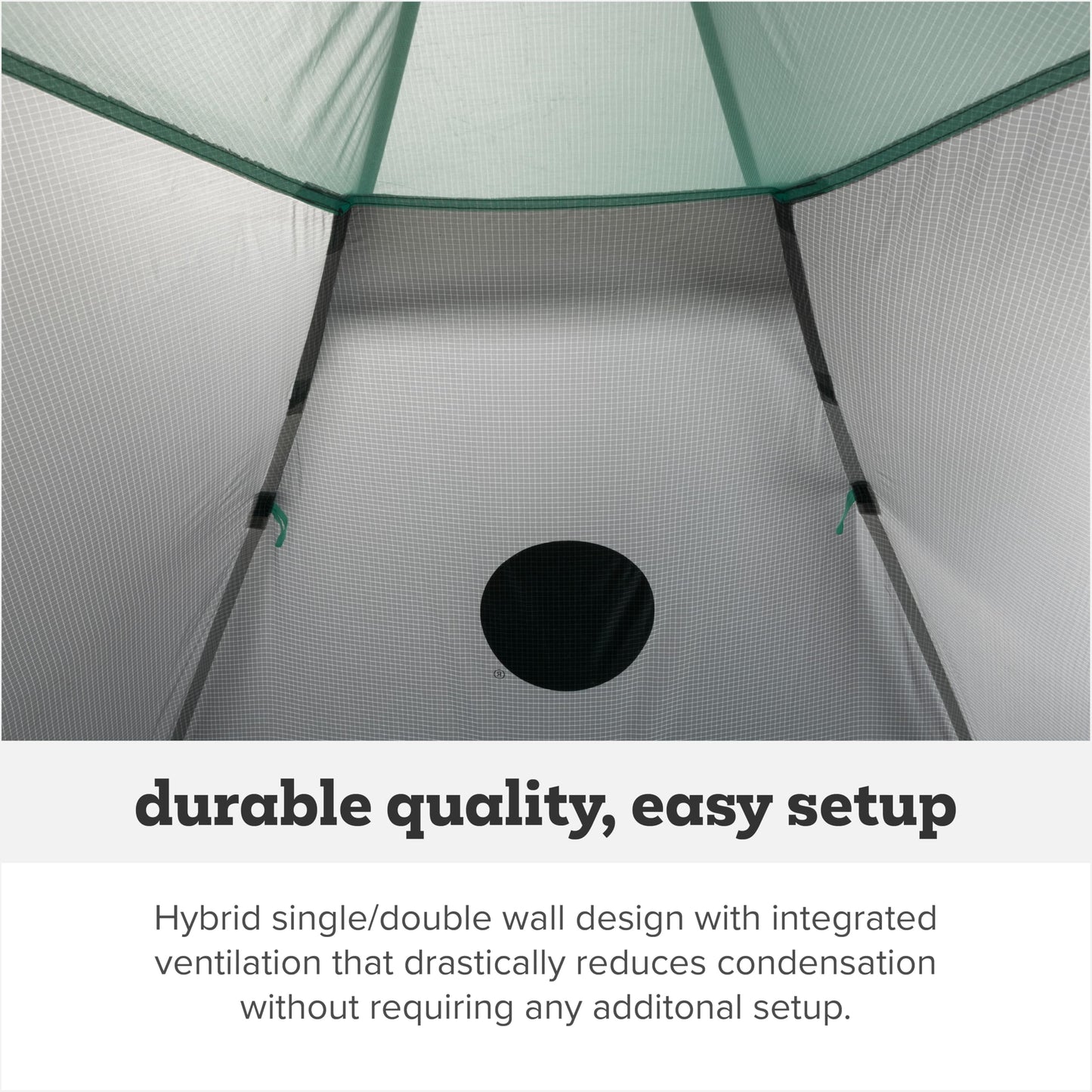 Big Agnes Sarvis VST - Backpacking Tent for Camping, 3 Season, Ultralight, 2 Person