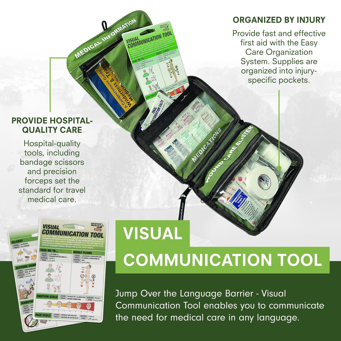 Adventure Medical Kits World Travel First Aid Medical Supply Kit