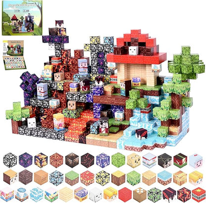 Magnetic Blocks Magnetic Building Blocks 330PCS 0.8in Magnetic Tiles for Toddler STEM Sensory Magnetic Toys for Boys &amp Girls Age 3 4 5 6 7 8 9 10 11 12 Birthday Gifts