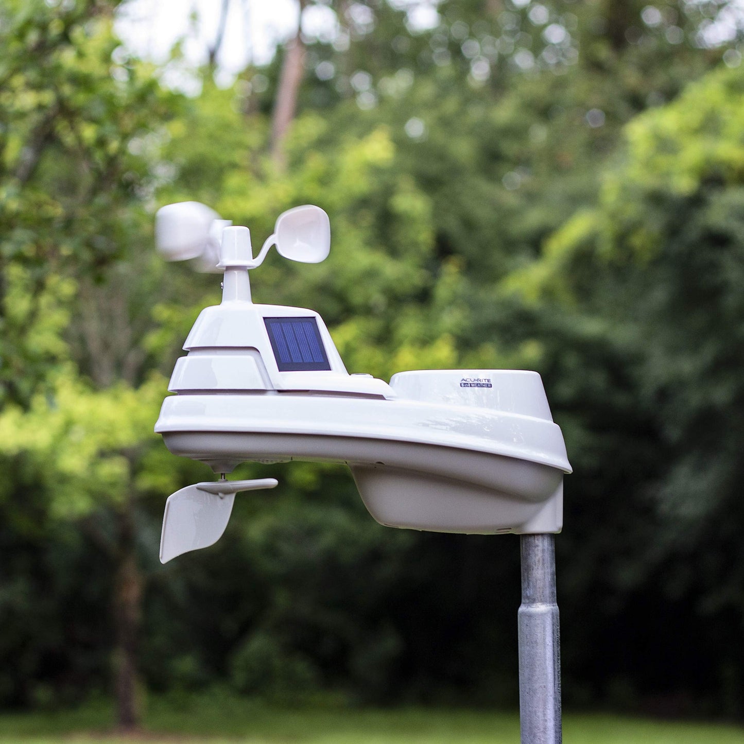 AcuRite Iris PRO+ (5-in-1) Weather Sensor with Rain Gauge, Wind Speed, Wind Direction, Temperature and Humidity (06014M)