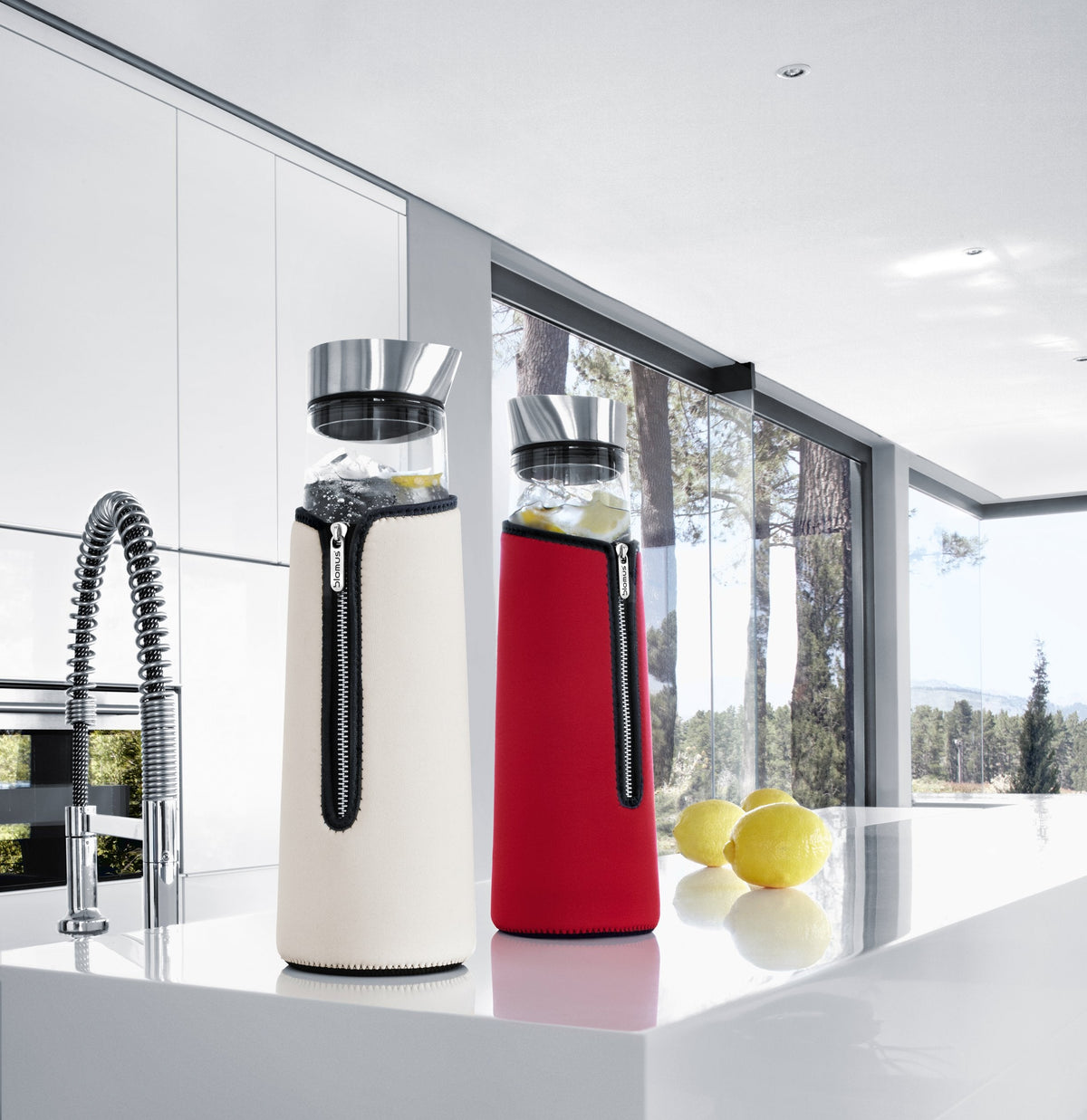 Blomus 63436 Carafe [ACQUA] Silver, Standard