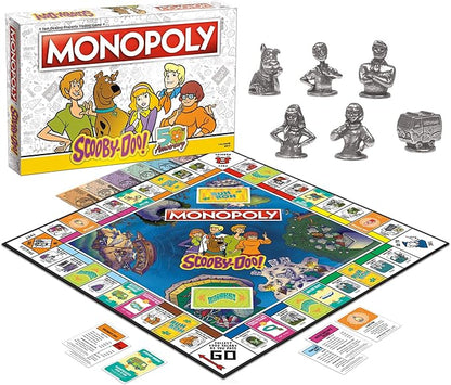 USAOPOLY Monopoly Scooby-Doo! Board Game | Official Merchandise Based on the Popular Cartoon | Classic Monopoly Game Featuring Characters
