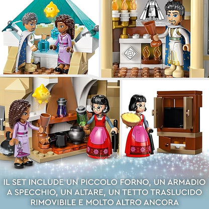 LEGO 43224 Disney Princess König Magnificos Schloss 4 Etagen 4 Charaktere
