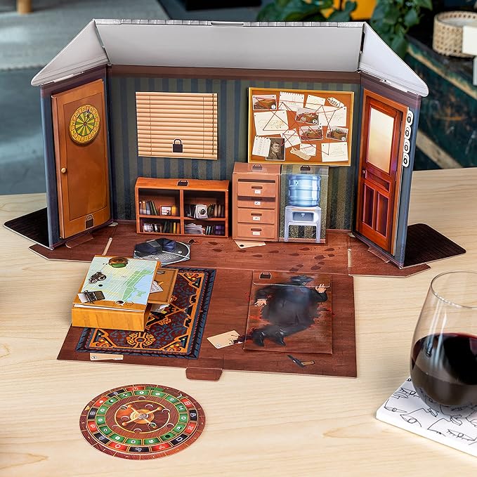 ThinkFun Escape The Room: Murder in The Mafia - Engaging Brain Teaser Game | for Age 13 and Up | Ideal for Teens and Adults | Perfect Addition to Game Nights