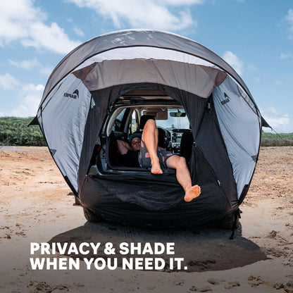 Napier Sportz Cove | SUV Tailgate Tent with Awning | Fits Small to Large SUVs | Easy 5-Minute Setup | Sun Protection & Privacy Shelter for Camping, Tailgating, Road Trips