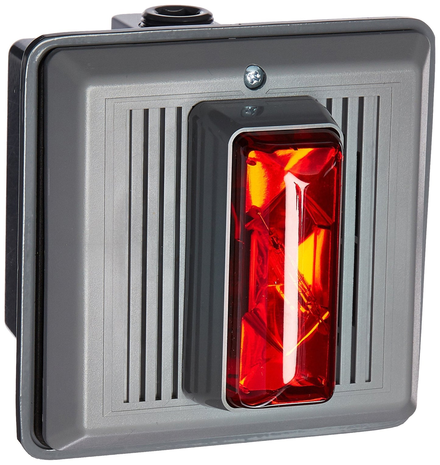 Edwards-Signaling Horn Strobe, Red, 5-1/2 In. H, 120VAC (868STRR-N5)