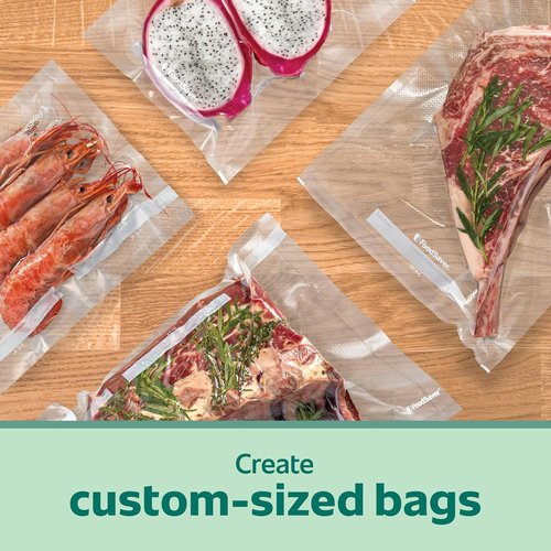 FoodSaver Heavy-Duty Vacuum Seal Rolls - 8" x 20' | 6-Pack for Food Storage & Sous Vide Cooking