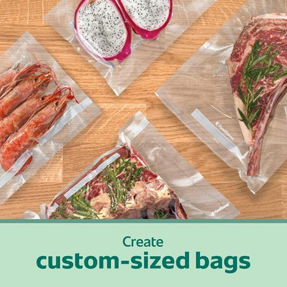 FoodSaver Heavy-Duty Vacuum Seal Rolls - 8" x 20' | 6-Pack for Food Storage & Sous Vide Cooking