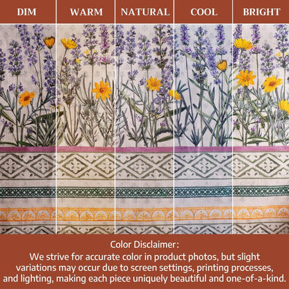 Maison d' Hermine Table Cloth Rectangle Table 100% Cotton 60 x 120 Inches Tablecloth Reusable Decorative for Dining Kitchen Room Farmhouse Home Gifts for Mothers Day Spring Summer - Fanny Lavender