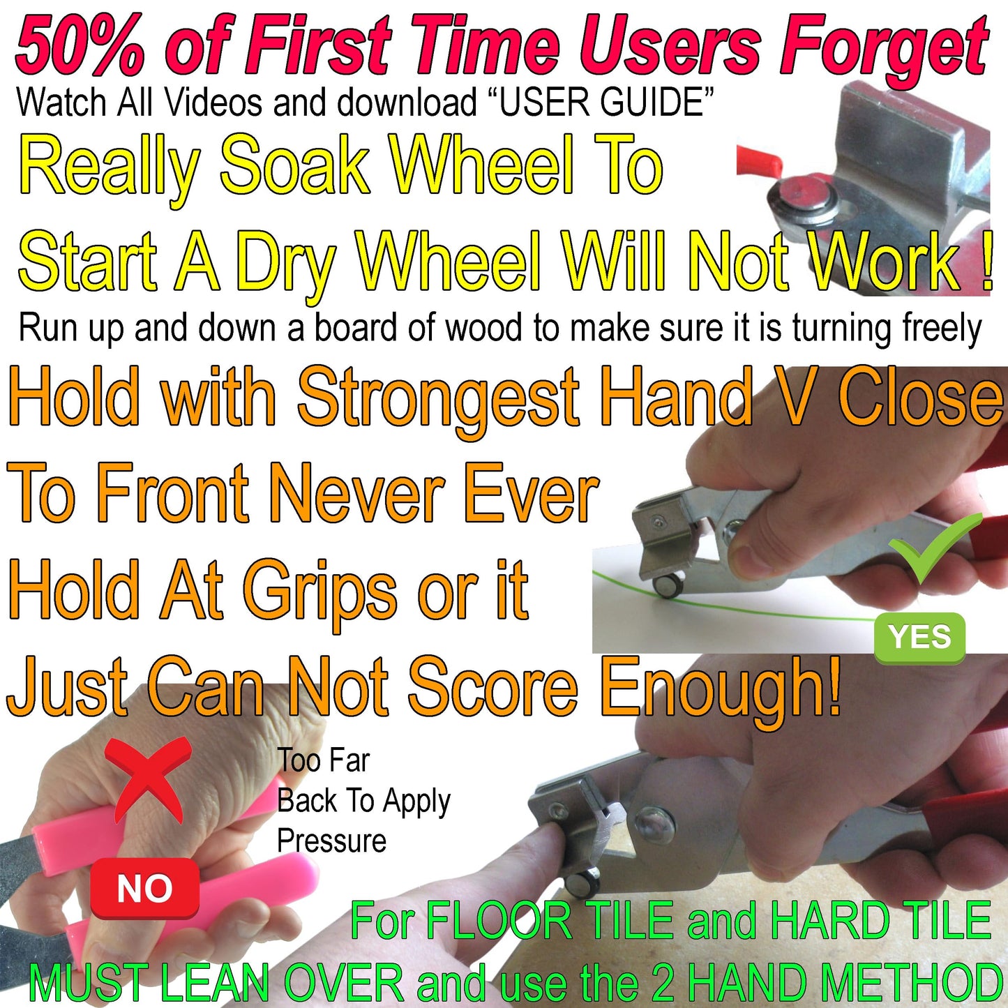 Left Handed Ceramic Tile Tool Kit 4 Porcelain Tile Drill Bits Hole Saw for Taps Saw Blade for Notches Grinder Tile Saw for Cutting Out Sockets Tile File for Trimming Edge Grout Rake for Cleaning Grout