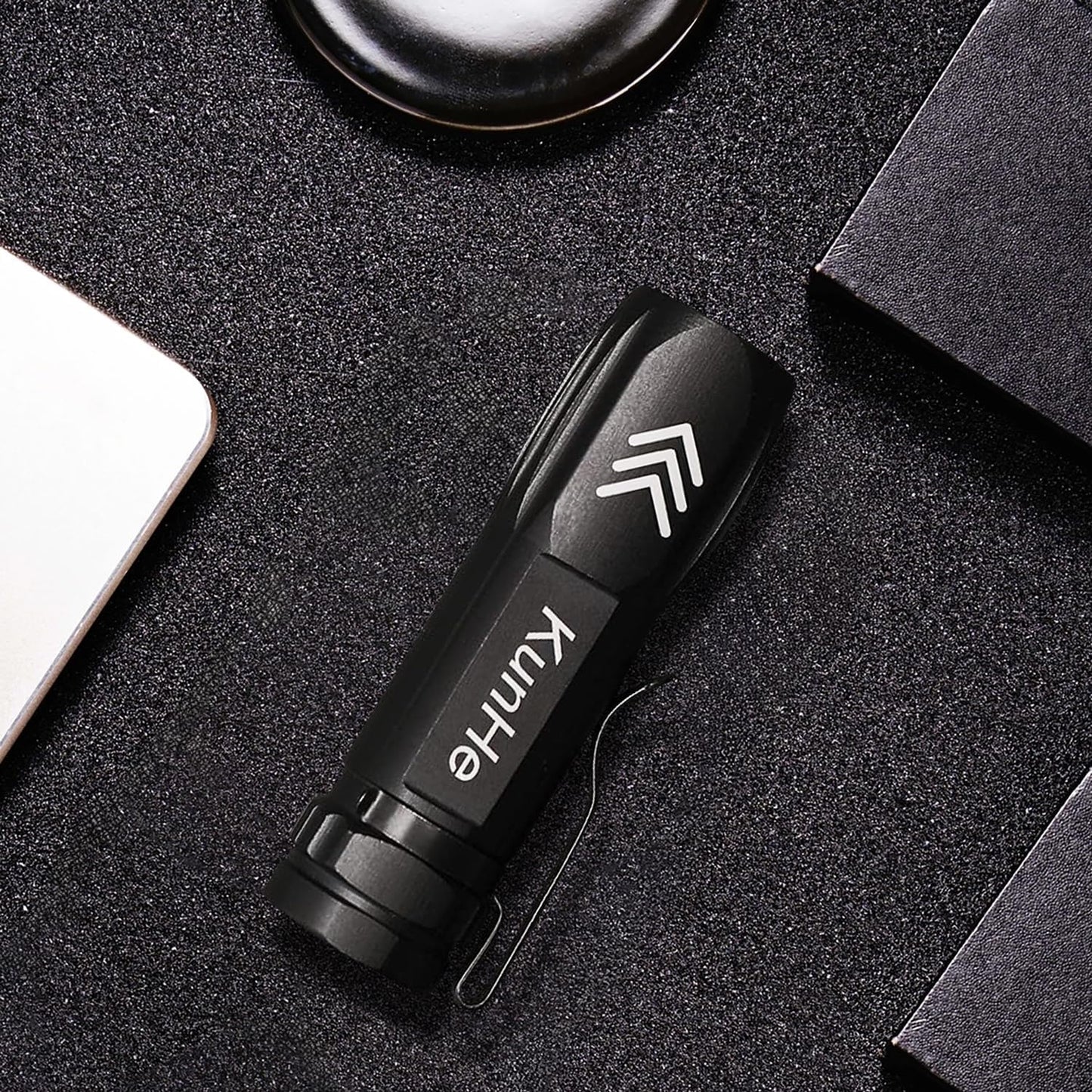 KunHe 40 Pack Small Rechargeable Flashlights Bulk USB-C Mini High Lumen Flashlight Clip-on Portable Pocket Flash Light for EDC Emergency Home Use