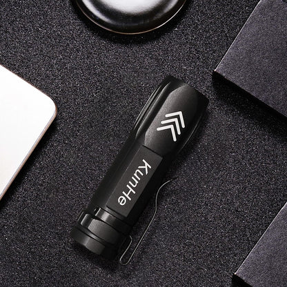 KunHe 40 Pack Small Rechargeable Flashlights Bulk USB-C Mini High Lumen Flashlight Clip-on Portable Pocket Flash Light for EDC Emergency Home Use