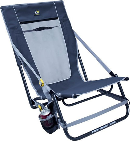 GCI Outdoor Portable Hillside Chair - Comfortable & Lightweight | Midnight Color