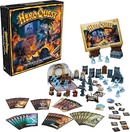 Heroquest The Mage of The Mirror Quest Pack Roleplaying Game for Ages 14+ Requires HeroQuest Game System to Play