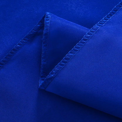 ZarzaaSik 10-Pack Round 108-inch Royal Blue Table Cloths, Solid Stain and Wrinkle Resistant Circular Tablecloth, Premium Plain Weave Polyester Fabric Table Linen Covers for Hotel, Banquet