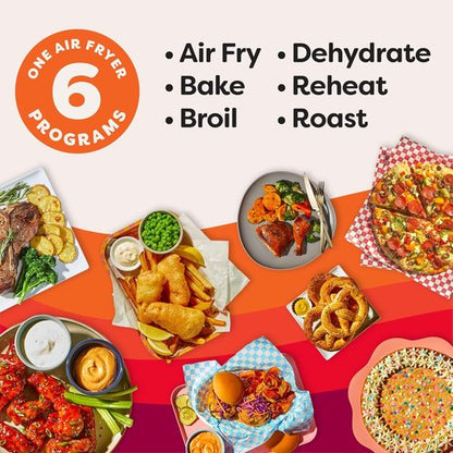 Instant Pot VORTEX 6-in-1 Mini Air Fryer - 4Qt with Custom Program Options & Sea Salt Finish