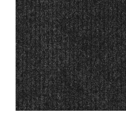 Ottomanson 3'11" x 17' Hallway Runner with Scraper Pile - Extra Durable Non-Slip Rug Mat for Indoor & Outdoor Use - Ideal for Kitchen, Entryway & Garage - High-Traffic Carpet, Black