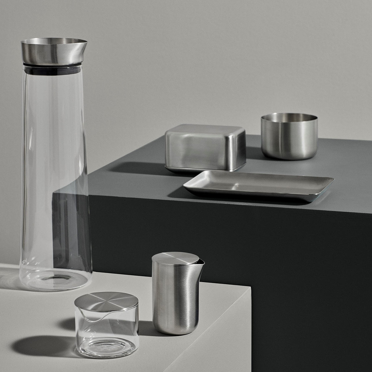 Blomus 63436 Carafe [ACQUA] Silver, Standard