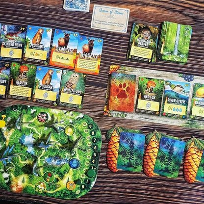Canopy Evergreen - Strategy Board Game - for 1 to 4 Players and Ages 10+