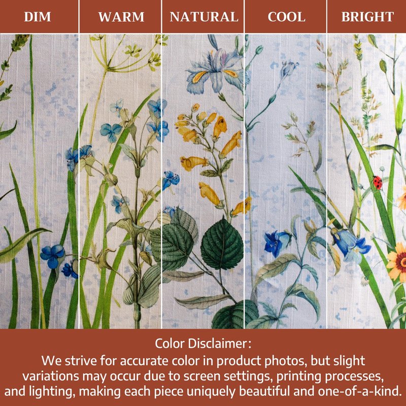 Maison d' Hermine Table Cloth Rectangle Table 100% Cotton 60 x 120 Inches Tablecloth Reusable Decorative for Dining Kitchen Room Farmhouse Home Gifts for Mothers Day Spring Summer - Fleurs De Mai