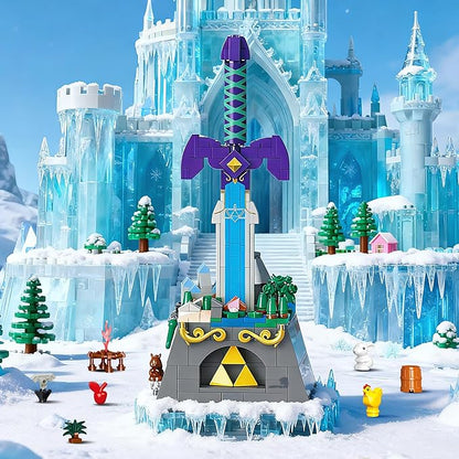 The Master Sword Building Blocks Sets Game Theme Swords Toy Model Creative Gift for Adults Teens 455 PCS