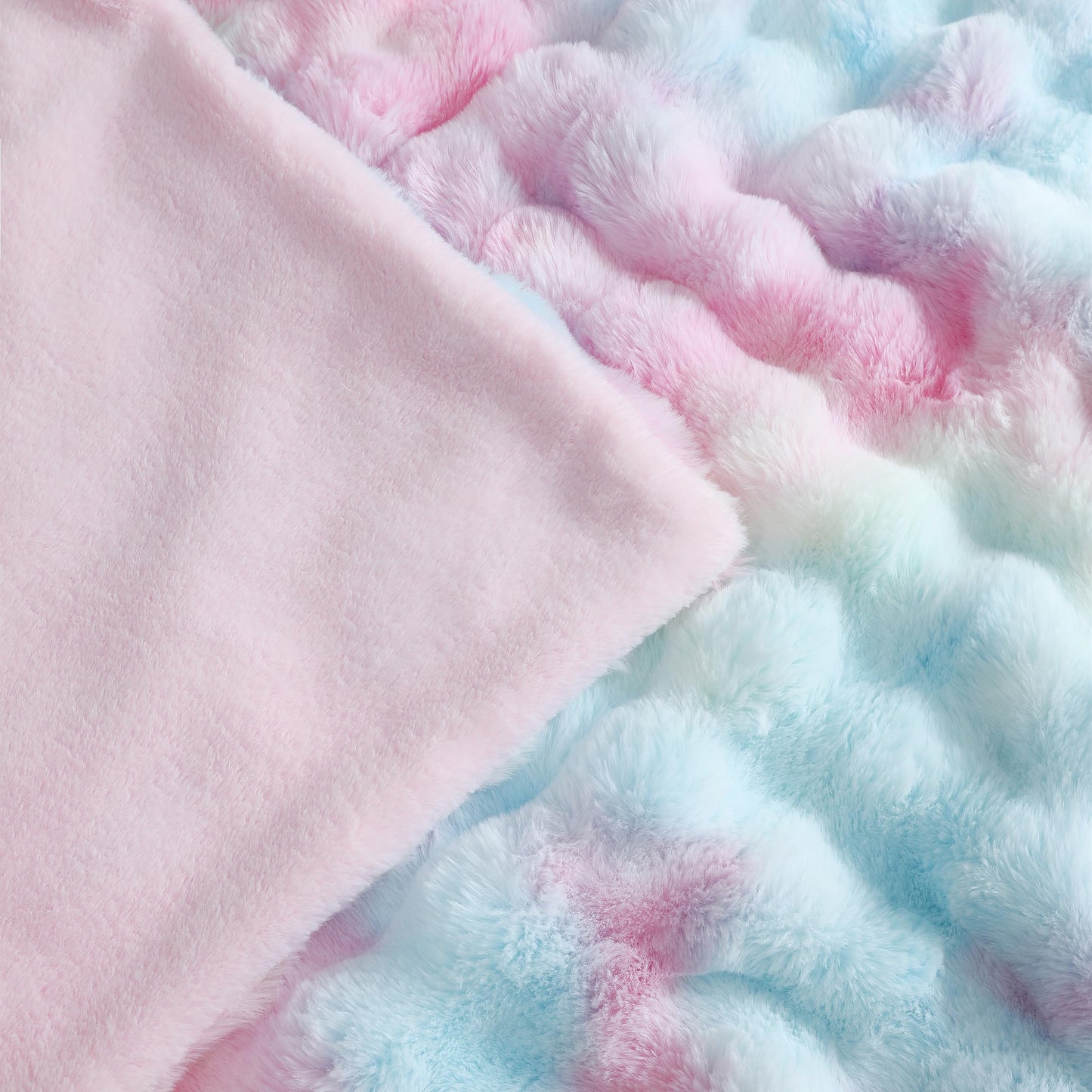 UKELER Bohemian Sherpa Throw Blanket, Faux Fur Blanket Twin Size, Large Super Soft Fluffy Bed Blankets Throws for Bedroom, Living Room, Couch, Sofa, Office, Camping Plush Furry Blanket 60''x80''
