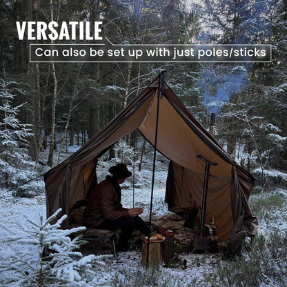 OneTigris TEGIMEN Hammock Hot Tent with Stove Jack, Spacious Versatile Wall Tent with Snow Skirt, 3000mm Waterproof