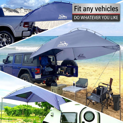 Hasika Waterproof SUV Tailgate Tent and Car Awning