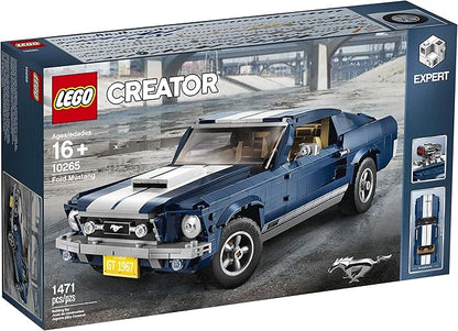 LEGO Creator Expert Ford Mustang 10265 Building Set - Exclusive Advanced Collector's Car Model Featuring Detailed Interior V8 Engine Home and Office Display Collectible for Adults and Teens