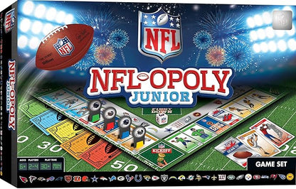 MasterPieces Kids &amp Family Board Games - NFL Opoly Jr. - Officially Licensed Board Games for Kids &amp Family