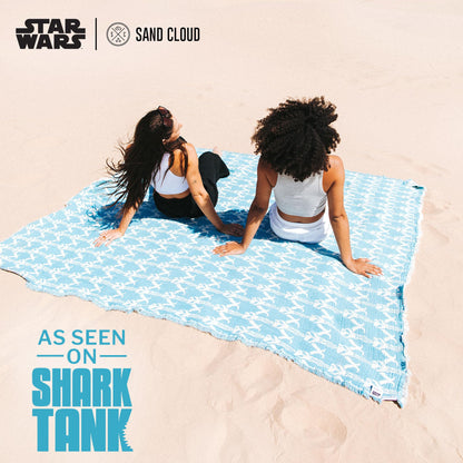 Sand Cloud Extra Large Turkish Beach Towel - Star Wars Badge Party Blanket - 100% Organic Turkish Cotton Yarn - Quick Dry Oversized Towel for Beach, Picnic or Bath - As Seen on Shark Tank