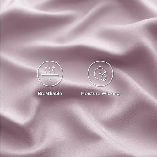 Bedsure Cooling Bed Sheets - Breathable Rayon from Bamboo | Full Size, Deep Pocket Up to 16 Inches, Lavender