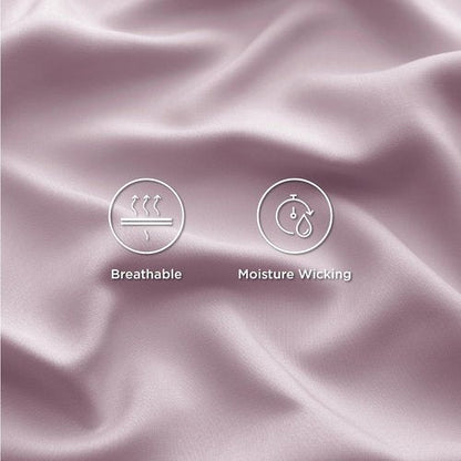 Bedsure Cooling Bed Sheets - Breathable Rayon from Bamboo | Full Size, Deep Pocket Up to 16 Inches, Lavender