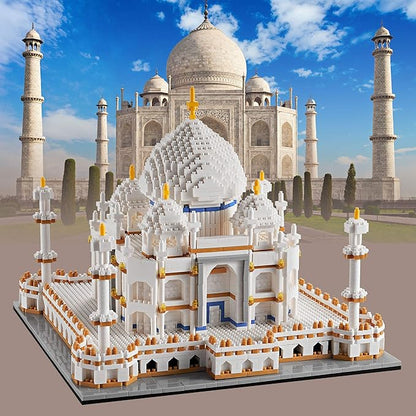 World Famous Architecture Taj Mahal Micro Building Block Set for Adults Age of 14+ - 3950PCS