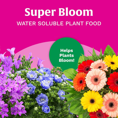 Scotts Super Bloom Plant Food - Water Soluble Fertilizer for Outdoor Flowers & Fruiting Plants | 2 lb, NPK 12-55-6